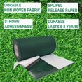thumbnail image 4 of Artificial Turf Tape, Self Adhesive Artificial Grass Seaming Tape, Synthetic Fake Grass Tape, Seam Tape for Lawn, Indoor Outdoor Carpet Jointing, Connecting Garden Pet Rug, Turf Mat, Green,6" X 16', 4 of 7
