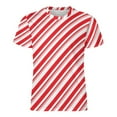 thumbnail image 4 of T Shirt For Men Red And White Striped Straight Lines Basic T-Shirts O Neck Fashion Tshirt Summer Men, 4 of 7