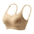 thumbnail image 2 of Bixock Push Up Bras for Women Wireless Jelly Seamless Bra No Underwire Supportive Scalloped T Shirt Bralette Lingerie Wear for Casual Daily Wear, 2 of 5