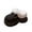 Black, variant on HaoXun Women's Fleece-Lined Thick-Soled Slippers - Closed-Toe Winter House Shoes for Home Wear & Street Style
