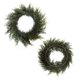 thumbnail image 2 of Adornos navideños de plástico con forma de anillo, hojas de ciprés, corona de plantas verdes, simulación de corona de plantas verdes, decoración navideña, decoración de Halloween, decoración de otoño,, 2 of 6