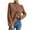 Brown sweater for Women, variant on Women's Long Sleeve Sweater Casual Turtleneck Chunky Knit Loose Fit Oversized Pullover Winter Solid Jumper Tops Teen Girls Clothes Red S