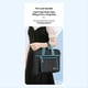 thumbnail image 3 of Portable Notebook Briefcase 13 Inch Black+turquoise, 3 of 5