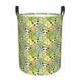 thumbnail image 6 of Lsque Cartoon Panda And Leaf pattern Laundry Hamper Basket, Tall Woven Rope Hamper Basket for Clothes, Lightweight Storage Basket, Collapsible Waterproof-Medium, 6 of 8
