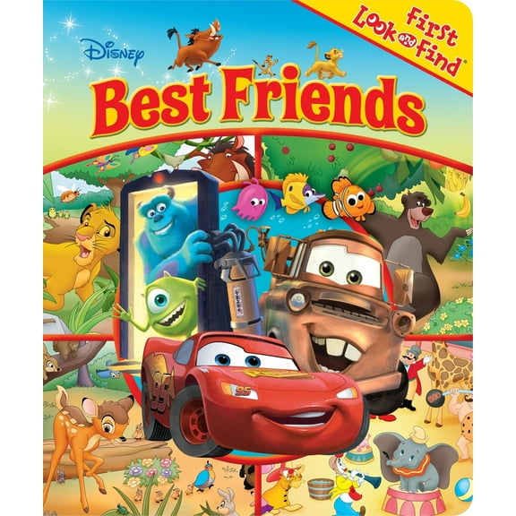Pre-Owned Disney: Best Friends First Look and Find (Board book) 1450834094 9781450834094