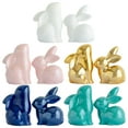 thumbnail image 5 of Ceramic Rabbits Living Room Decoration Ornaments Study TV Cabinet Bookcase, 5 of 5