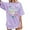 Purple, variant on MOUSYA Magical Princess Bow Shirt Women Oversized Magic Kingdom Princess Shirt Cute Ribbons and Bows Family Holiday Tee Top