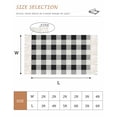 thumbnail image 2 of Vintage Farmhouse Hallway Runner Rug 2'x6', Black and White Checkered Washable Entryway Rug with Tassels, Woven Cotton Laundry Room Rugs Long Carpet for Bathroom Sink Foyer Bedroom, 2 of 9
