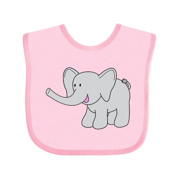 Inktastic Cute Elephant Boys or Girls Baby Bib