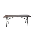 thumbnail image 1 of Tablón plegable rattan rectangular Shorbull 180cm resistente Reforzada Exterior Jardín, 1 of 6