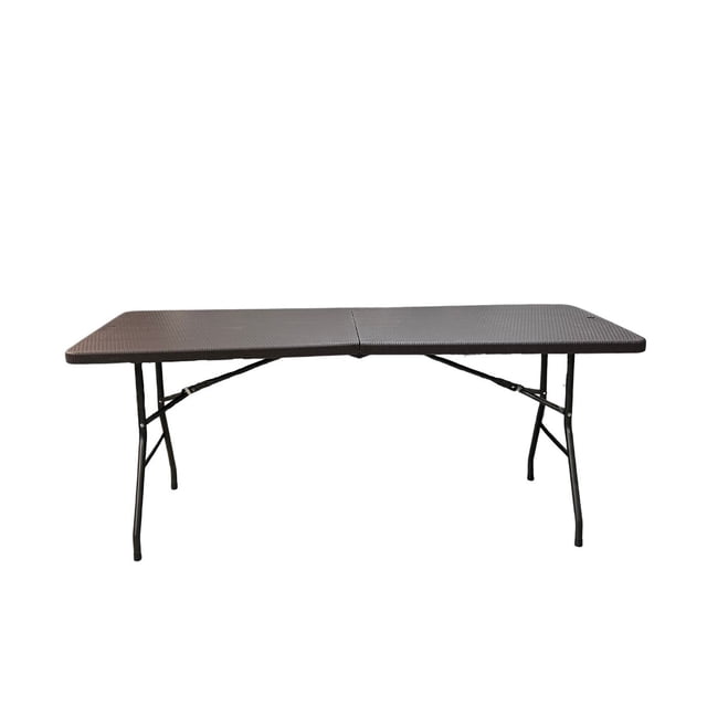 Tablón plegable rattan rectangular Shorbull 180cm resistente Reforzada Exterior Jardín