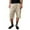 Khaki, variant on Aoochasliy Mens Jeans Men's Summer Full Fashion Drawstring Elastic Solid Color Loose Casual Seven Pants