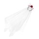thumbnail image 1 of Costume Accessory Halloween Veil Headband For Festive Events Women White Color 1Pack Ghost Bride, 1 of 5