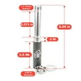 thumbnail image 2 of SOUTHWEST WHEEL 2-Pack 2,000 lbs Trailer Axle Spindle with 5-4.5" Bolt Circle Hub, 2 of 8
