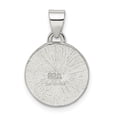 thumbnail image 4 of Sterling Silver 4 Leaf Clover Clear Enamel Pendant QP1225, 4 of 4