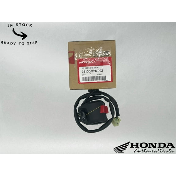 Honda Genuine OEM Start Stop Switch 35130-K26-902