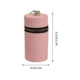 thumbnail image 3 of Foqnuq Cylindrical Coin Wallet Portable Change Pouch Key Holder Earphone Case Solid Color Lipstick Organizer for Travel & Everyday Use, 3 of 5