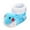 1-Blue257, variant on Boys Girls Cartoon Floor Socks Kids Non- Breathable Indoor Soft Sneakers