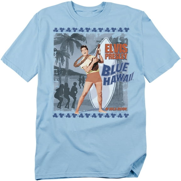 Elvis Presley T-Shirt Blue Hawaii Poster Unisex Graphic Tee For Men & Women