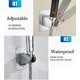 thumbnail image 5 of Soporte para cabezal de ducha de mano sin clavos, soporte ajustable para ducha, montaje en pared para baño con disco adhesivo (soporte adhesivo), 5 of 5