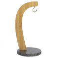 thumbnail image 2 of Home Basics Bamboo Banana Tree Holder With Black Granite Base, 5.5x5.5x11.6 Inches, 2 of 3