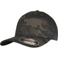 thumbnail image 1 of Yupoong - Gorra Flexfit Camuflaje (Negro, Multicam), 1 of 5