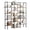 Brown, variant on Eastvita Triple Column 5 Tiers Bookshelf Tall Display Shelves w/ Open Shelving Unit Heavy-Duty Multi-Layer Open Shelving Unit Display Storage Book Shelf Book Case for Living Room