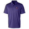 thumbnail image 2 of Men's Cutter & Buck  Purple Clemson Tigers Alumni Logo Prospect Textured Stretch Polo, 2 of 3
