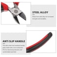 thumbnail image 3 of MasteelfCA Handheld Diagonal Cutters High Leverage Angled Pliers Handle Wire Cable Cutter Side Snips Flush Plier (Red), 3 of 7