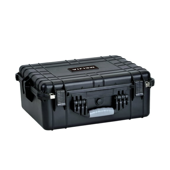 MEIJIA  All Weather IP67 Waterproof Hard Case with Foam,Fit Use of Drones,Camera,Equipments,Black,20.62 x16.85x8.11inches