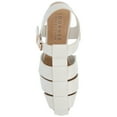 thumbnail image 5 of Journee Womens Cailinna Caged Buckle Square Toe Flats, Widths Available, 5 of 10