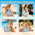thumbnail image 7 of Hap Tim XXL Waterproof Beach Tote Bag with Wet Compartment & Zip,Large Capacity Sandproof Shoulder Travel Bag Lightweight Foldable Women’s Holiday Essentials Bag for Swimming Shopping Gym(BB-HLN), 7 of 7
