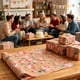 thumbnail image 1 of Festival Kraft Paper Floral Party Gift Wrapping Paper Watercolor Series Paper Rolls Thick Gift, 1 of 7
