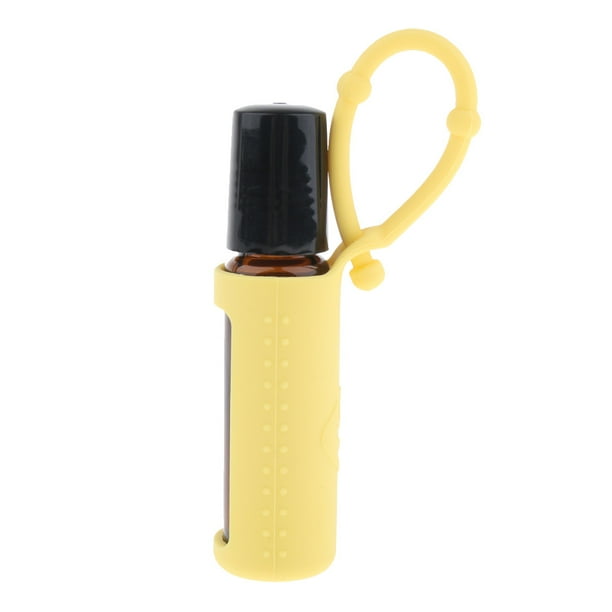 Botella de aceite esencial Macarena con Funda 10ml Amarillo