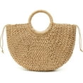 thumbnail image 4 of Kukuzhu Straw Beach Bag Large Woven Straw Bag Handbag Women's Woven Tote Bag Summer Beach Tote with Tassel for Travel, 4 of 7