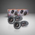 thumbnail image 1 of Kit juego de 4 bocinas 6.5 pulgadas jbl gto x6 de 60 watts rms negro, 1 of 5