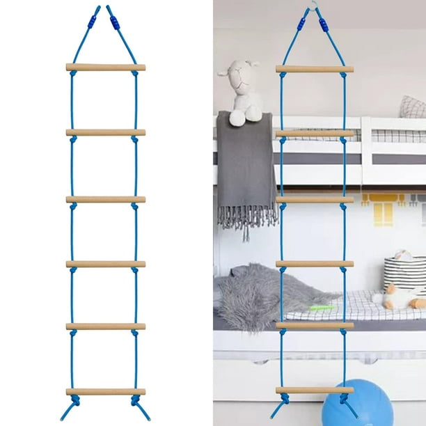 Xinlinke Climbing Rope Ladder Kids Tree Swing with Hanging Strap, Indoor  and Outdoor Backyard Playground Play Swing Sets Climber Training  Accessories Attachment, Gym Sets & Swings -  Canada