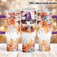 thumbnail image 2 of Halloween cow 40oz Quencher tumbler sublimation Funny animal Fall Autumn Waterslide, 2 of 3