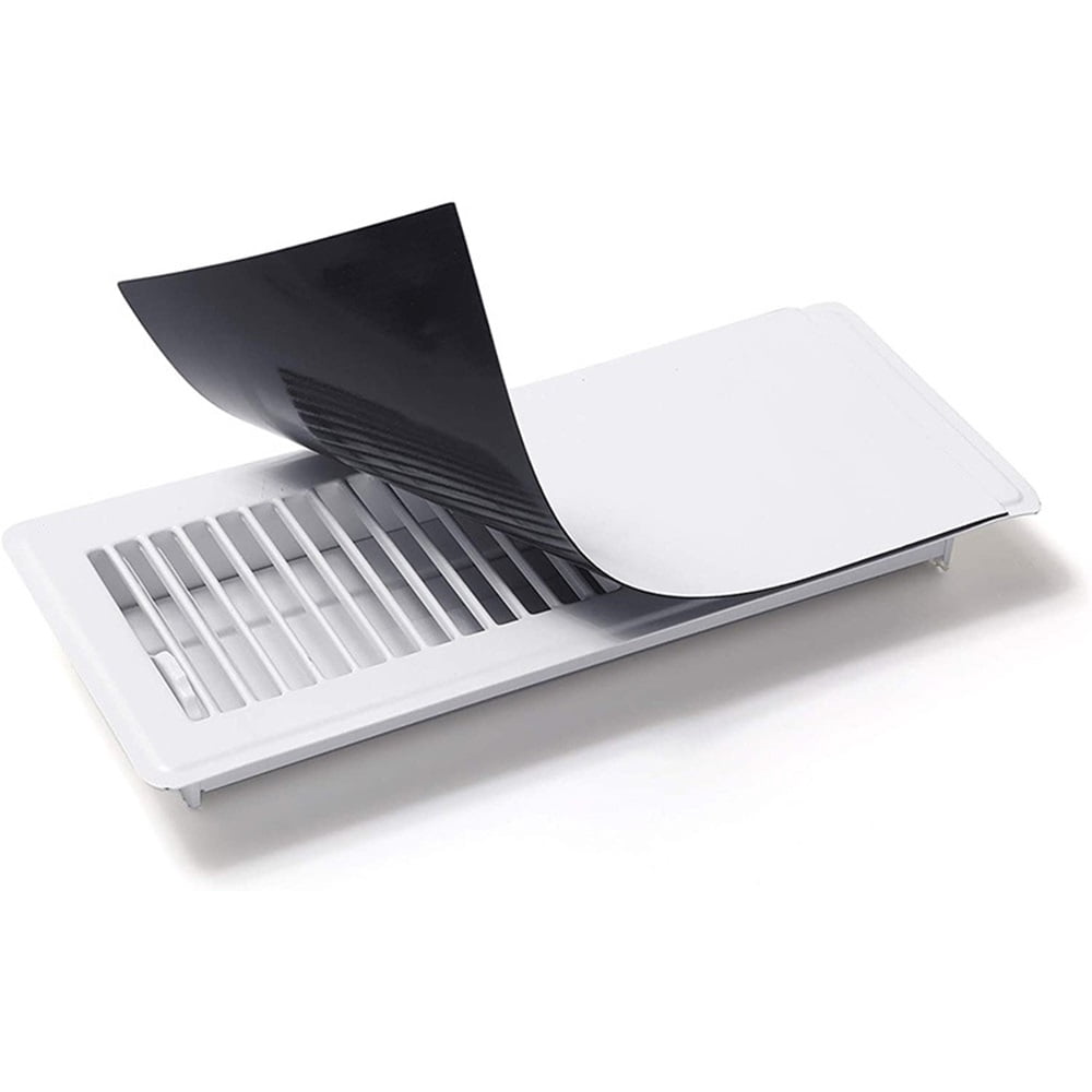 Magnetic Vent Covers (3-Pack), Flexible Floor Vent Cover, Cut to Size Air Vent Covers, Heat/AC Vent Covers for Home Ceiling Registers, 8" x 15.5" Vent Covers Magnet Wall/Ceiling Vent Cover