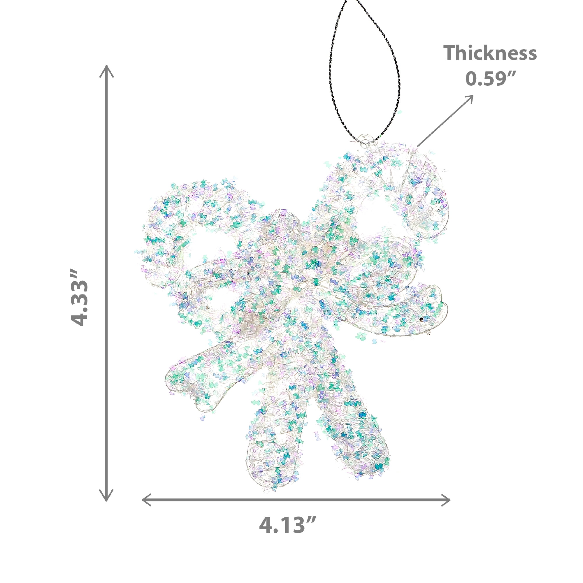 Whimsical Candycane Ornament - Set of 12