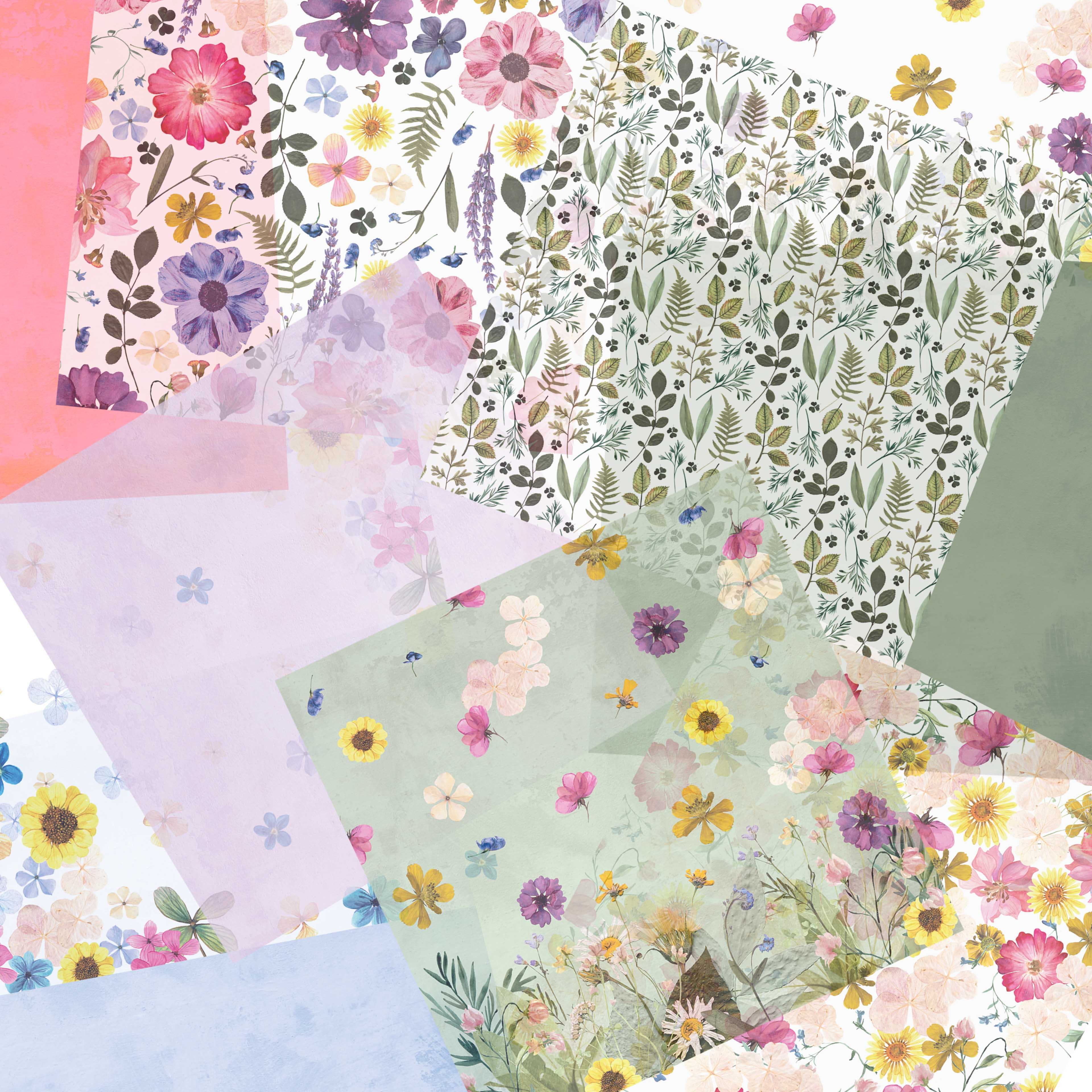 12" x 12" Colorful Vellum Paper Pad by Recollections - 20 Sheets - Translucent Bright Prints for Scrapbooking - Card Making - DIY Crafts & Decor - 20 Sheets