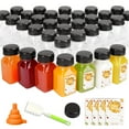 thumbnail image 1 of Botellas de jugo TOMNK, 48 unidades, 120 ml, plástico con tapas, etiqueta y cepillo, 1 of 6