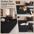 thumbnail image 6 of Jessy Home Sofa Cover Slipcover Couch Cover Protector Durable Multi-Function Furniture Cover for Dogs Cats Home Decor 71"x 134"Black, 6 of 8