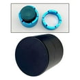 thumbnail image 3 of serony Pool Cue Chalk Holder Organizer Round Shape Easy to Use Carrier Case Metal Black, 3 of 9