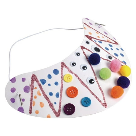 UPC: 0191487108843 | Colorations Decorate Your Own Visors – Set of 24