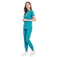 thumbnail image 1 of Traje quirúrgico de dentista oral para mujer, traje de lavado de manos dividido, traje de enfermera de hospital elástico de secado rápido, 1 of 6