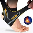 thumbnail image 2 of Vogacara Tobilleras soporte deportivo manga de compresión entrenamiento pie envolturas calzado Protector gimnasio baloncesto fútbol jugar escalada Protección de la piel L Izquierda Vogacara CE015004-03, 2 of 6