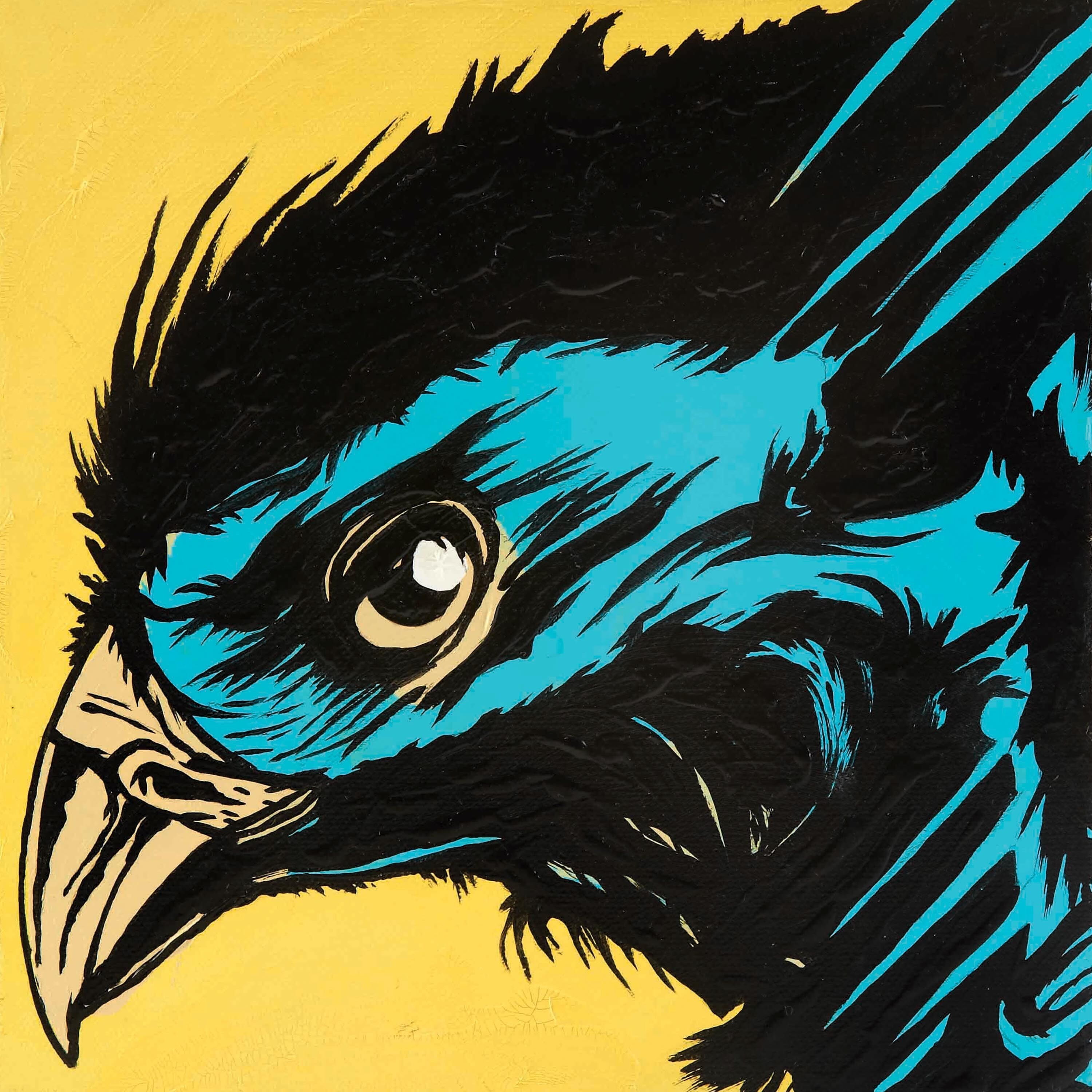Marmont Hill "Raven 1" Print on Canvas