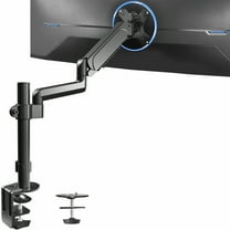 VIVO Black Single Monitor Arm Sit-Stand Desk Mount for Computer Screen up to 32"