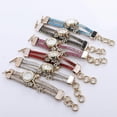 thumbnail image 4 of Reloj de pulsera para mujer, correa de cuero, reloj británico de lujo con diamantes y correa de cuero., 4 of 4